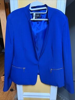 Black Label by Evan-Picone Womens Classic Fit Suit Jacket